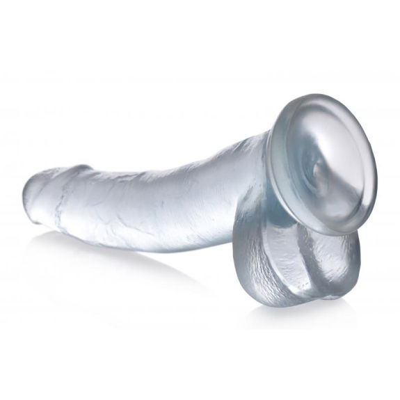 Jock Jock C-Thru Transparante Dildo - 23 cm.