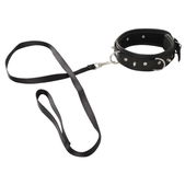 Vegan Fetish Vegan Halsband Met Lijn