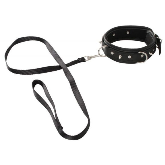 Vegan Fetish Vegan Halsband Met Lijn