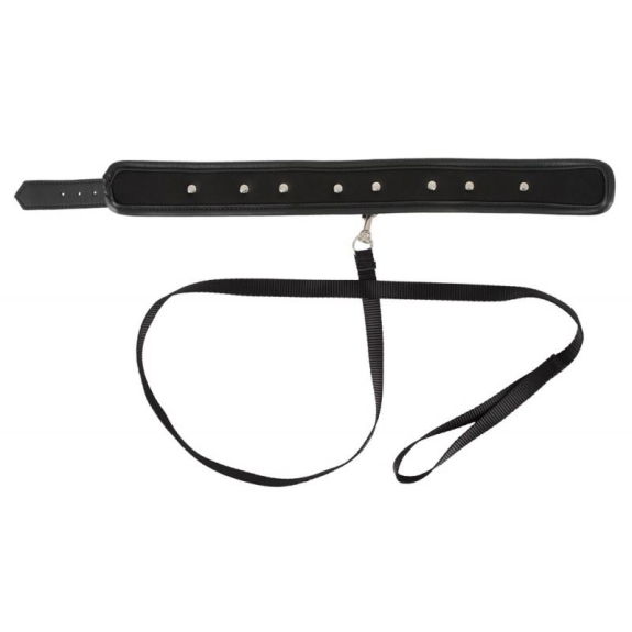 Vegan Fetish Vegan Halsband Met Lijn