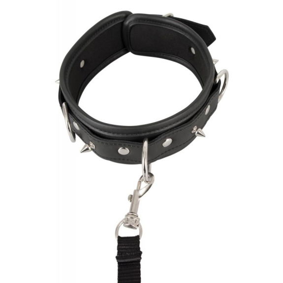 Vegan Fetish Vegan Halsband Met Lijn