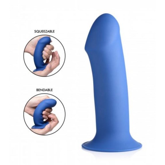 Squeeze-It Squeeze-It Dikke Dildo - Blauw