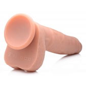 Vibrerende & Stotende Realistische XL Dildo Met Balzak