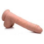 Vibrerende & Stotende Realistische XL Dildo met Zuignap 