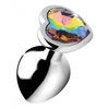 Booty Sparks Rainbow Heart Buttplug - Middel Booty Sparks Rainbow Heart Buttplug - Middel