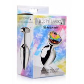 Booty Sparks Rainbow Heart Buttplug - Middel