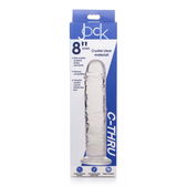 Jock Jock C-Thru Transparante Dildo - 21 cm.