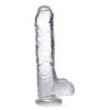 Jock Jock C-Thru Transparante Dildo - 25 cm. Jock Jock C-Thru Transparante Dildo - 25 cm.
