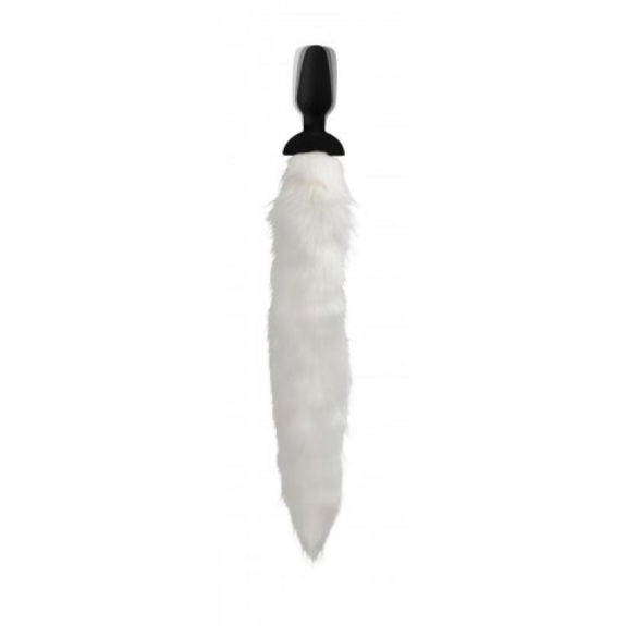 Tailz Vibrerende Anaal Plug Met Vossenstaart - Wit