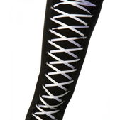Legging met corsetsluiting