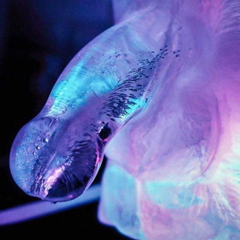 Giant Penis Ice Vormer Voor Drankjes - afbeelding 2