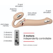 Strap On Me - Strapless Vibrerende Voorbind Dildo - Maat