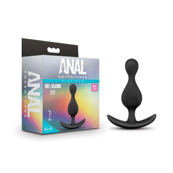 Anal Adventures Platinum - Wave Anaal Plug Anal Adventures Platinum - Wave Anaal Plug