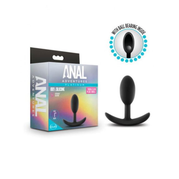 Anal Adventures Platinum - Vibra Slim Verzwaarde Anaal P Anal Adventures Platinum - Vibra Slim Verzwaarde Anaal P