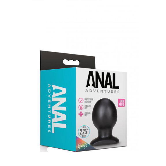 Anal Adventures Anal Adventures - Orb Anaal Plug - Zwart