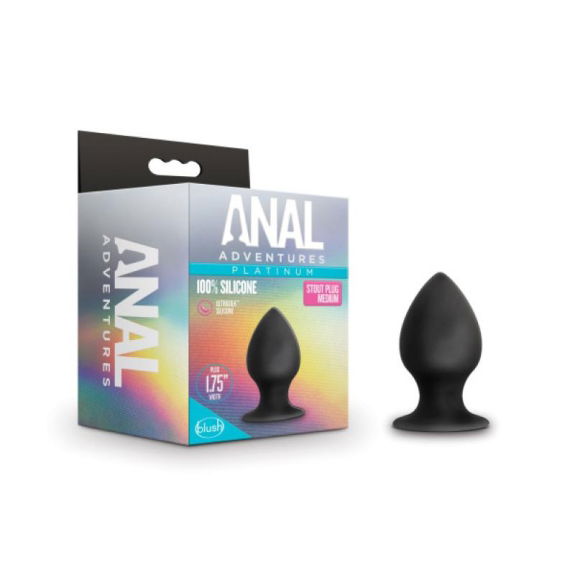 Anal Adventures Platinum - Stout Anaal Plug Anal Adventures Platinum - Stout Anaal Plug
