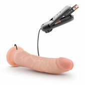 Dr Skin Dr. Skin - Vibrator Met Zuignap 21 cm - Vanilla