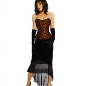 Taffeta corset