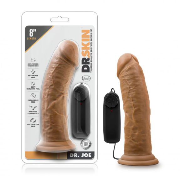 Dr. Skin - Dr. Joe Vibrator Met Zuignap 20 cm Dr. Skin - Dr. Joe Vibrator Met Zuignap 20 cm