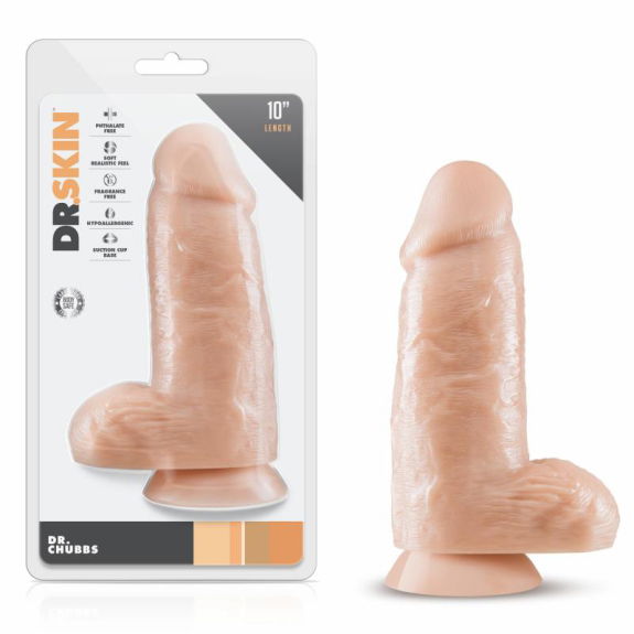 Dr. Skin - Dr. Chubbs Dildo Met Zuignap 25 cm Dr. Skin - Dr. Chubbs Dildo Met Zuignap 25 cm