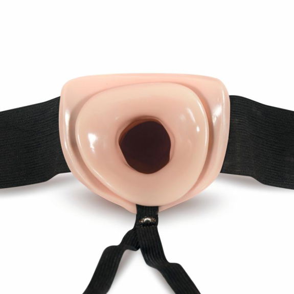 Dr. Skin - Holle Strap-On Dildo Met Harnas 16.5 cm Dr. Skin - Holle Strap-On Dildo Met Harnas 16.5 cm