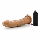 Dr Skin Dr. Skin - Vibrator Met Zuignap 21 cm - Mocha