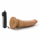 Dr Skin Dr. Skin - Vibrator Met Zuignap 21 cm - Mocha