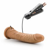 Dr Skin Dr. Skin - Vibrator Met Zuignap 21 cm - Mocha