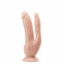 Dr Skin Dr. Skin - Dubbele Dildo 21 cm - Vanilla
