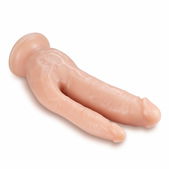 Dr Skin Dr. Skin - Dubbele Dildo 21 cm - Vanilla