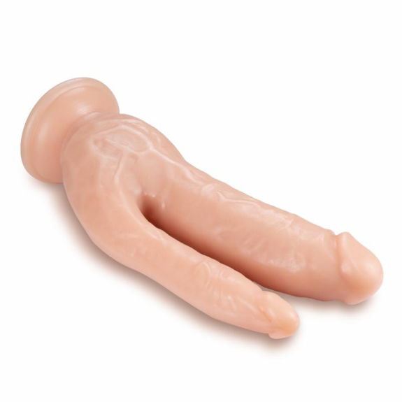 Dr Skin Dr. Skin - Dubbele Dildo 21 cm - Vanilla