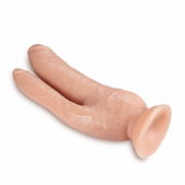Dr Skin Dr. Skin - Dubbele Dildo 21 cm - Vanilla