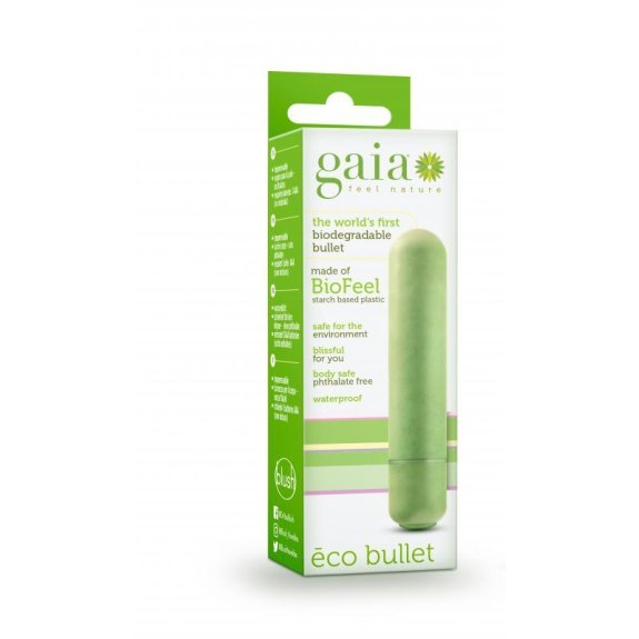 Gaia Gaia Eco Bullet Vibrator - Groen