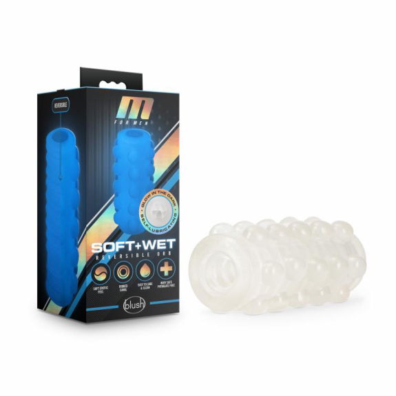 M for Men - Soft and Wet 2-zijdige Masturbator M for Men - Soft and Wet 2-zijdige Masturbator
