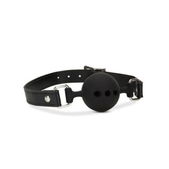 Noir Noir - Siliconen Ball Gag Met Luchtgaten - Zwart