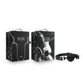 Noir Noir - Siliconen Ball Gag Met Luchtgaten - Zwart