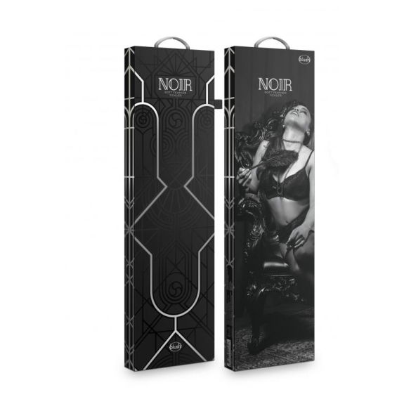 Noir Noir - Lange Kietelaar Met Veren - Zwart