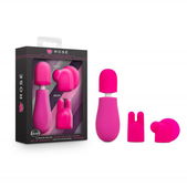 Rose Rose - Petite Wand Vibrator Met Opzetstukken - Roze