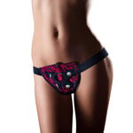 Temptasia - Lovelace Verstelbaar Harnas Met Bullet Vibra