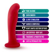 Temptasia Temptasia - Jezebel Dildo - Crimson