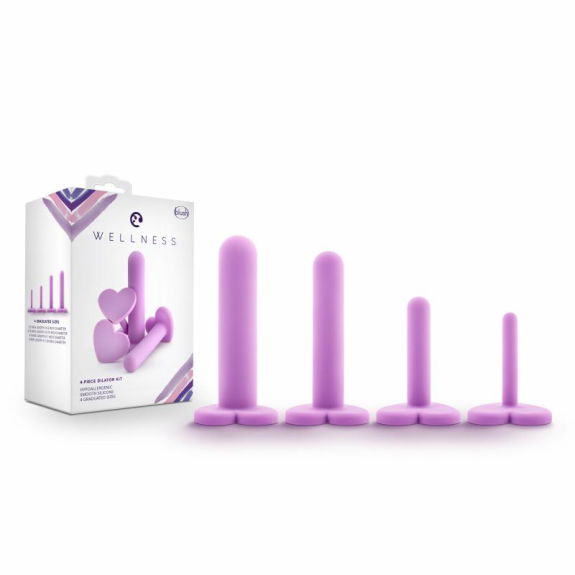 Wellness Wellness - Siliconen Vagina Dilator Set - Paars