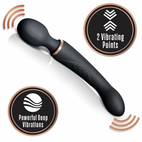 Lush Lush Gia Dubbele Vibrator - Zwart