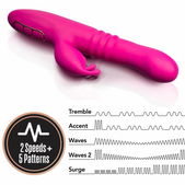 Lush Lush Kira Rabbit Vibrator - Velvet Roze