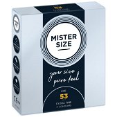 Mister Size MISTER.SIZE 53 mm Condooms 3 stuks