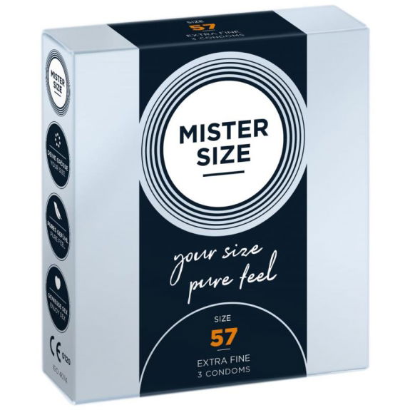 Mister Size MISTER.SIZE 57 mm Condooms 3 stuks