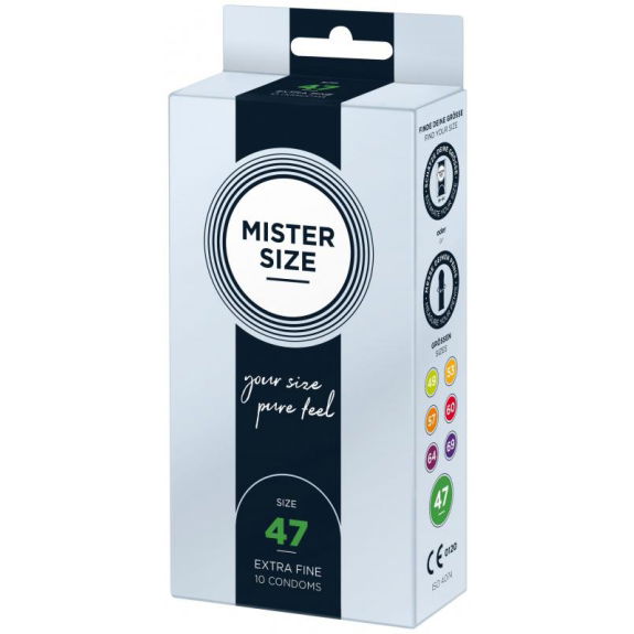 Mister Size MISTER.SIZE 47 mm Condooms 10 stuks