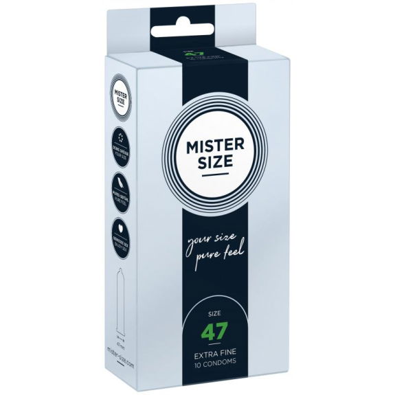 Mister Size MISTER.SIZE 47 mm Condooms 10 stuks