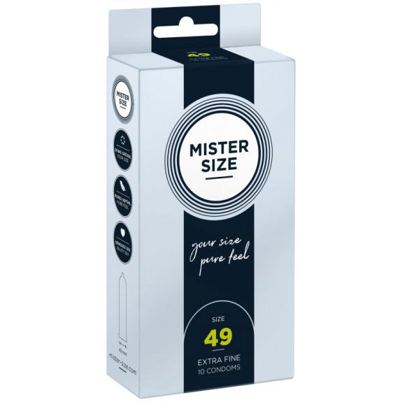 Mister Size MISTER.SIZE 49 mm Condooms 10 stuks