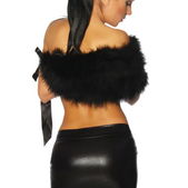 Wetlook minirok