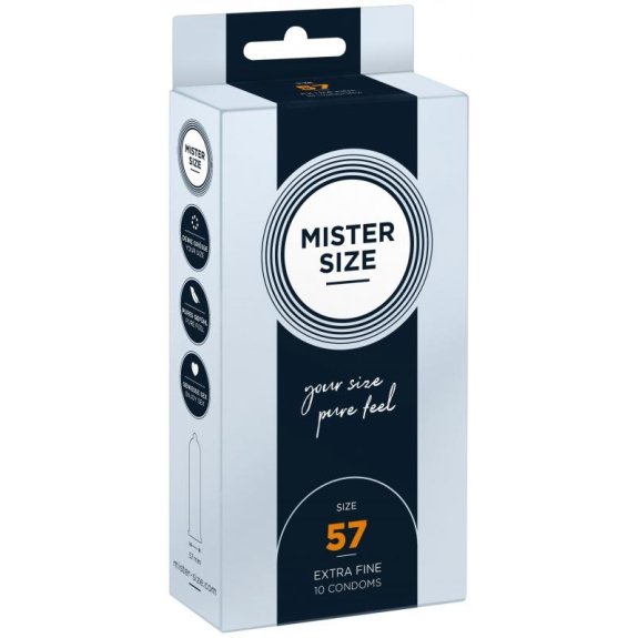 Mister Size MISTER.SIZE 57 mm Condooms 10 stuks